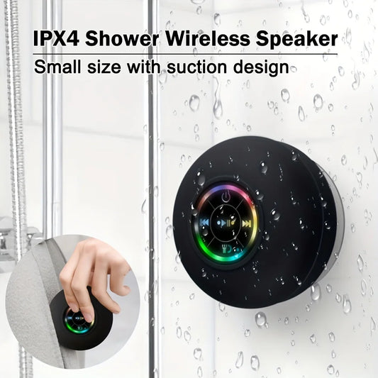 New Bathroom Waterproof Wireless Bluetooth Speaker Large Suction Cup Mini Portable Speaker Outdoor Sports Stereo Speaker